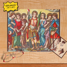 Os Sete Arcanjos (CP 001; Cromolithógrafo)