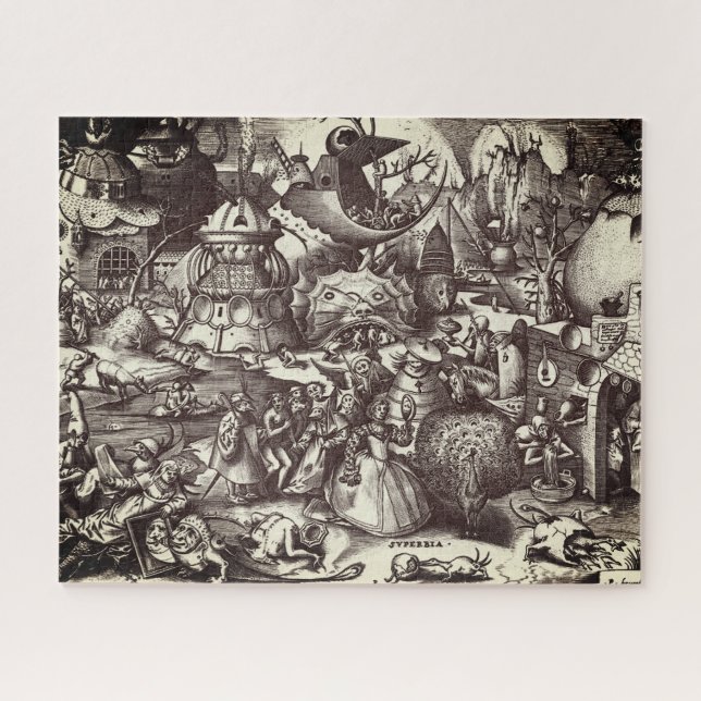 Quebra-cabeça Os sete pecados mortais - orgulho (Horizontal)