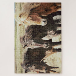 Quebra-cabeça Os Três Amigos Islandeses De Cavalo