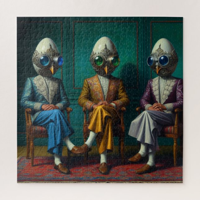 Quebra-cabeça Os três observadores (Vertical)