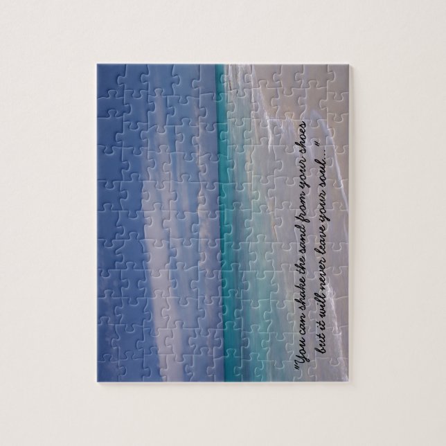 Quebra-cabeça Os turcos & o Caicos - a praia! (Vertical)