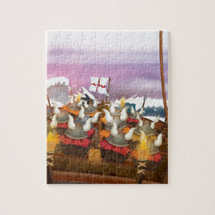 Quebra-cabeça Os Vikings