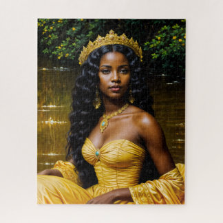 Quebra-cabeça Oshun Orisha - Regal African Goddess Art Puzzle