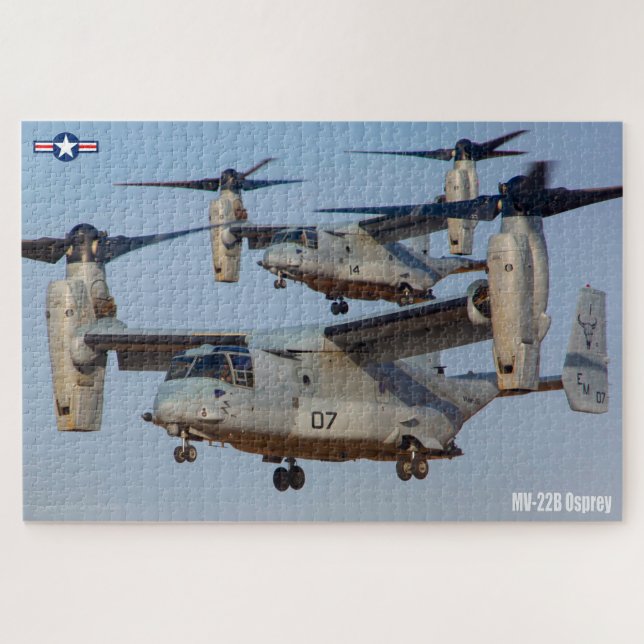 Quebra-cabeça OSPREY MV-22B (20x30 POLEGADAS) (Horizontal)