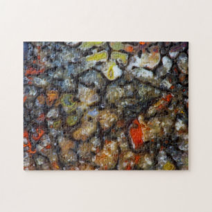 Quebra-cabeça Osso do Dinossauro Colorido