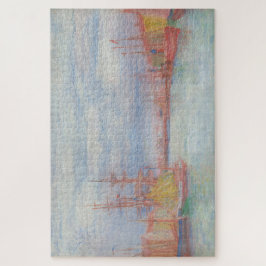 Quebra-cabeça Ostend Harbor por James Ensor (1900)