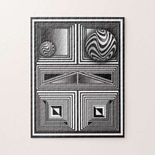 Quebra-cabeça Ótica através de Formas (Vertical)