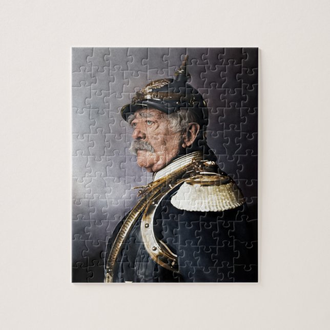 Quebra-cabeça Otto von Bismarck 1894 Colorizado (Vertical)