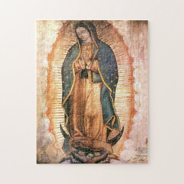 Quebra-cabeça Our Lady Of Guadalupe Vintage (Vertical)