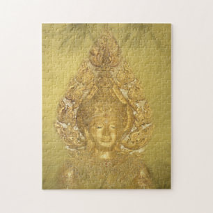 Quebra-cabeça ouro buddha