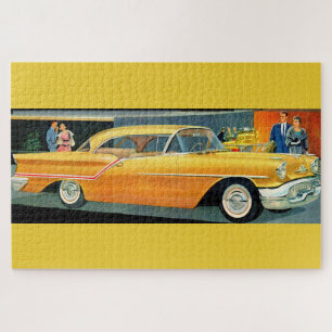 Quebra-cabeça ouro Rocket 88 Oldsmobile 1950s