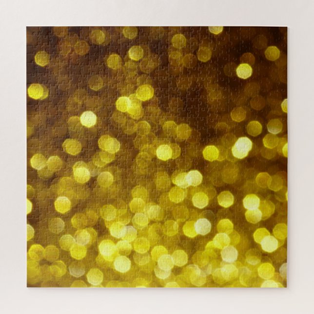 Quebra-cabeça Ouro: textura festiva de Natal. (Vertical)