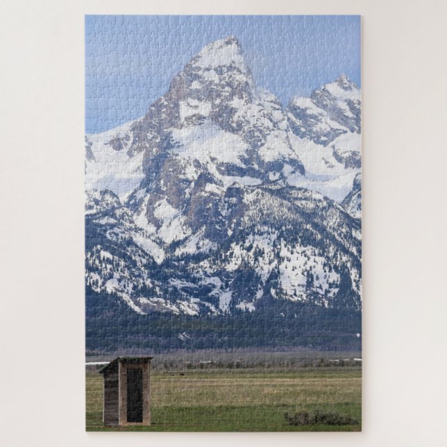 Quebra-cabeça Outhouse in the Tetons - Rocky Mountains - 20x30 (Vertical)