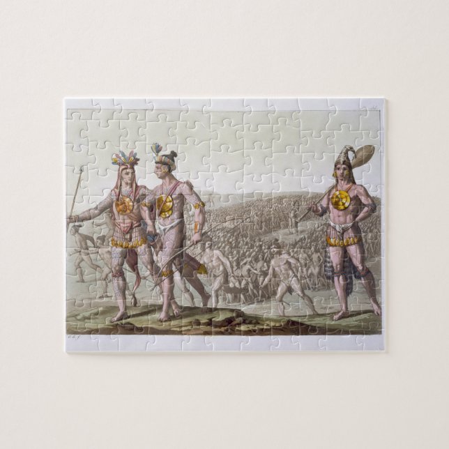 Quebra-cabeça Outina principal, inimigo de Saturiba, anda entre (Horizontal)