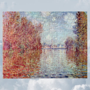 Quebra-cabeça Outono em Argenteuil por Claude Monet