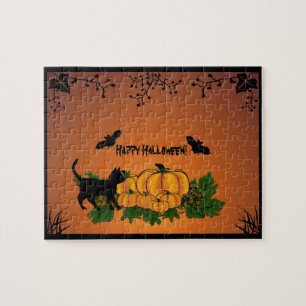 Quebra-cabeça Outono, Feliz Halloween!