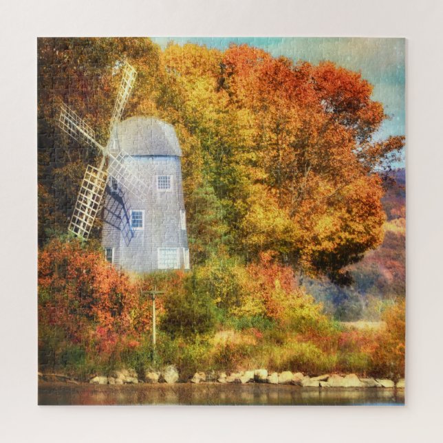 Quebra-cabeça Outono No Rio (Vertical)