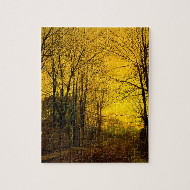 Quebra-cabeça Outubro depois John Atkinson Grimshaw (Vertical)