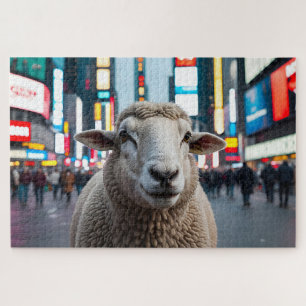 Quebra-cabeça Ovinos na Times Square