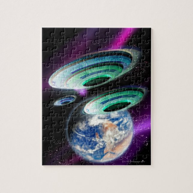 Quebra-cabeça OVNIs (Vertical)