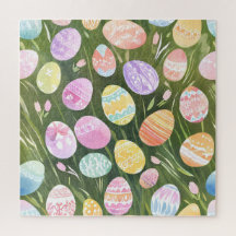 Ovos de Páscoa Pastéis | Aquarela de Primavera Bon