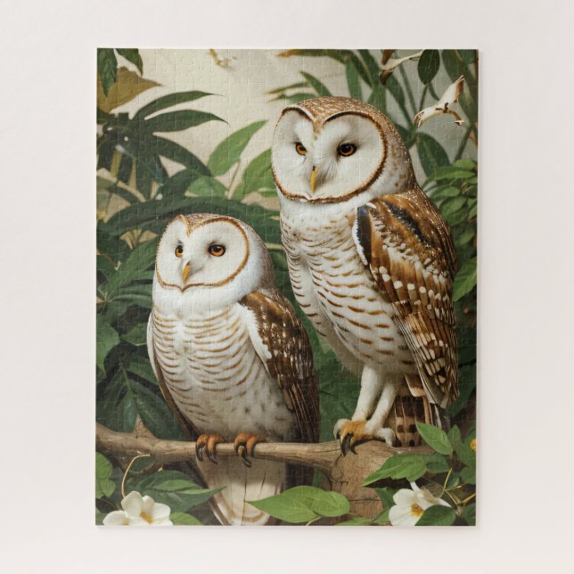 Quebra-cabeça owl jigsaw puzzle (Vertical)