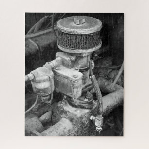 Quebra-cabeça oxidado do motor de automóveis