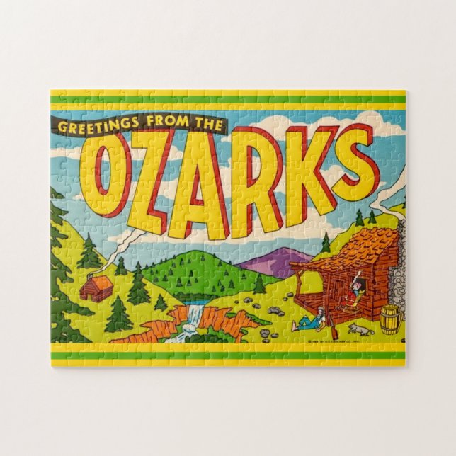 Quebra-cabeça  Ozarks Greeting 11x14 (Horizontal)