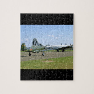 Quebra-cabeça P39 Airacobra, B29, em planos de Runway_WWII