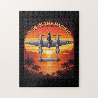 Quebra-cabeça P-38 Lightning in the Pacific Theater