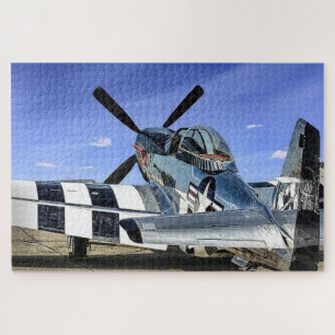 Quebra-cabeça P-51 Mustang Poster