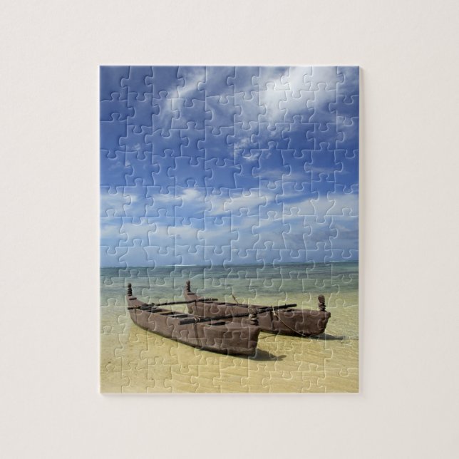 Quebra-cabeça Pacífico Sul, Polinésia Francesa, Moorea. (Vertical)