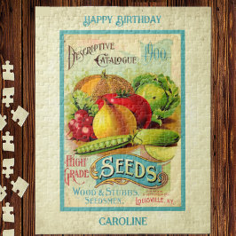 Quebra-cabeça Pacote de Semente Vintage