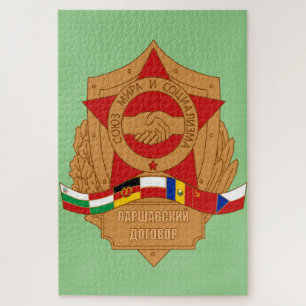 Quebra-cabeça Pacto de Varsóvia, URSS, Europa Oriental Socialist