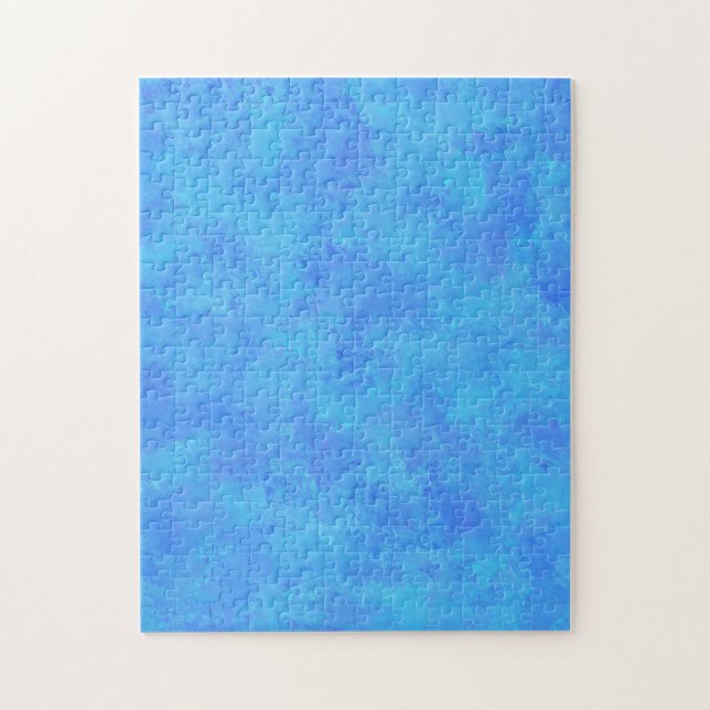 Quebra-cabeça Padrão Abstrato Azul (Vertical)