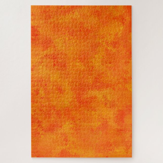 Quebra-cabeça Padrão Abstrato Laranja (Vertical)