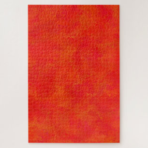 Quebra-cabeça Padrão Abstrato Laranja Vermelho