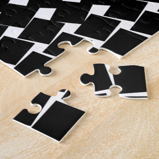 Quebra-cabeça Padrão abstrato preto