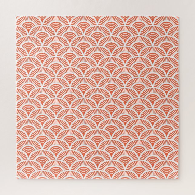Quebra-cabeça Padrão Art Deco com Motifs Scale. (Vertical)