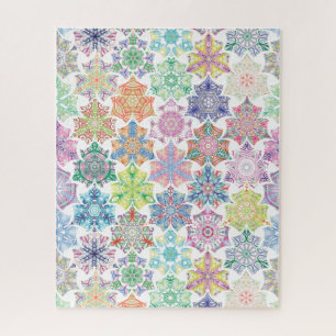 Quebra-cabeça Padrão Colorida Boho Mandala