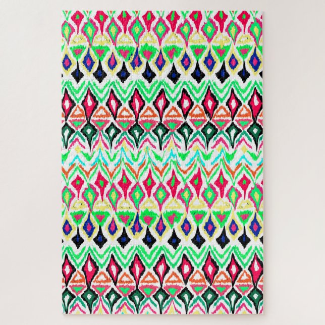 Quebra-cabeça Padrão colorido bonito (Vertical)