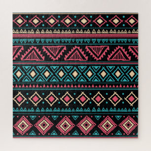 Quebra-cabeça Padrão Comercial de Vintage Étnica Tribal