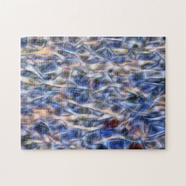 Quebra-cabeça Padrão criativo de arte desfocada abstrato (Horizontal)