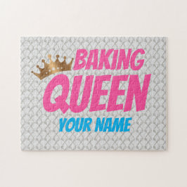 Quebra-cabeça Padrão da Rainha da Confeitaria para Amantes de Bo