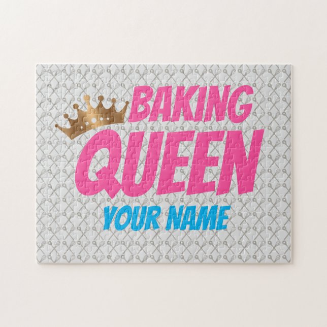 Quebra-cabeça Padrão da Rainha da Confeitaria para Amantes de Bo (Horizontal)