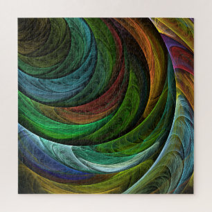 Quebra-cabeça Padrão de Abstrato de Arte Moderna com Glória de C