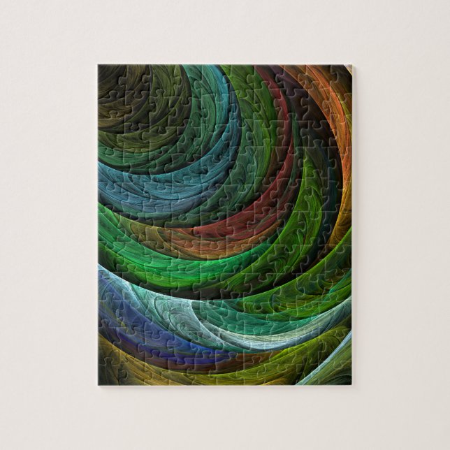 Quebra-cabeça Padrão de Abstrato de Arte Moderna com Glória de C (Vertical)