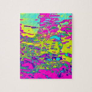 Quebra-cabeça Padrão de Abstrato de cor suave e colorido