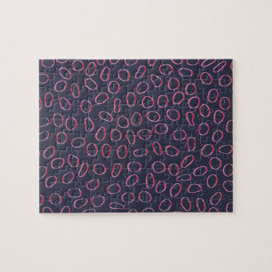 Quebra-cabeça Padrão de Abstrato de Desafio Único e Bonito