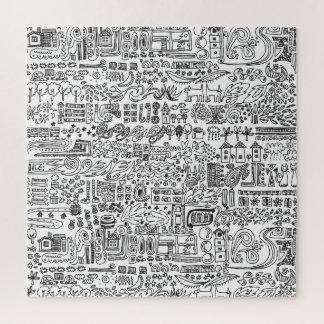 Quebra-cabeça Padrão de abstrato de Geo design.
